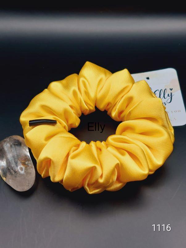Žluté odstíny scrunchies