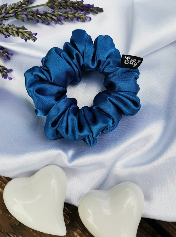 Modré odstíny scrunchies