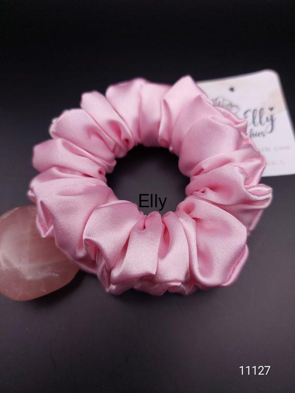 Růžové odstíny scrunchies