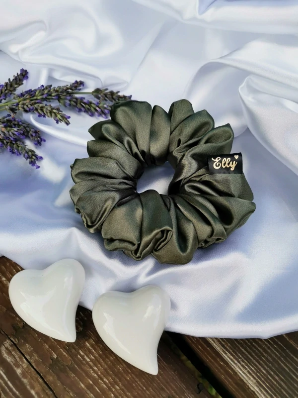 Zelené odstíny scrunchies
