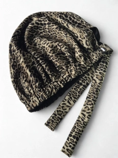 Bonnet na spaní - šedá Glamour