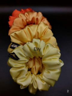 Žluté odstíny scrunchies
